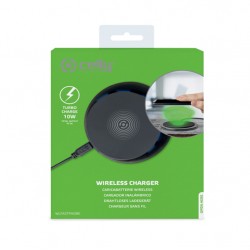 Ασύρματος φορτιστής Celly Wireless Charger Pad Fast Black Ασύρματος φορτιστής Celly Wireless Charger Pad Fast Black