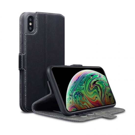 Θήκη για  iPhone XS Max Vivid Book Pu Leather Black