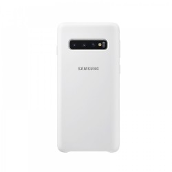 Θήκη για Samsung S10 + Silicone White Θήκη για Samsung S10 + Silicone White