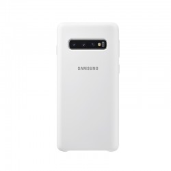 Θήκη για Samsung S10 Silicone Cover White Θήκη για Samsung S10 Silicone Cover White