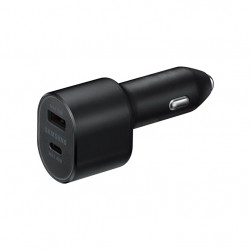 Φορτιστής Αυτοκινήτου Samsung Fast Car 45W Dual Type-C/Usb Black