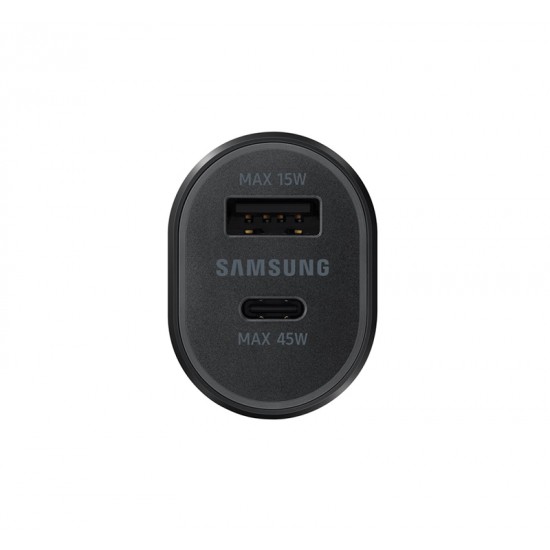 Φορτιστής Αυτοκινήτου Samsung Fast Car 45W Dual Type-C/Usb Black