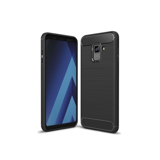 Θήκη για Samsung Galaxy J6 Plus Carbon Fiber Brushed - Black