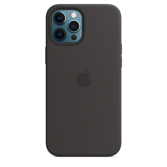 Θήκη iPhone 12 Pro  Max with MagSafe Black Apple Silicone Case