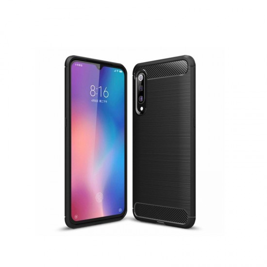 Θήκη για Xiaomi Mi 9 OEM Carbon Fiber Brushed - Black