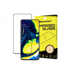 Τζάμι προστασίας Wozinsky 5D Full cover/case Friendly, Full glue Tempered glass 0.3mm 9H for Samsung Galaxy A80 A805 - Black