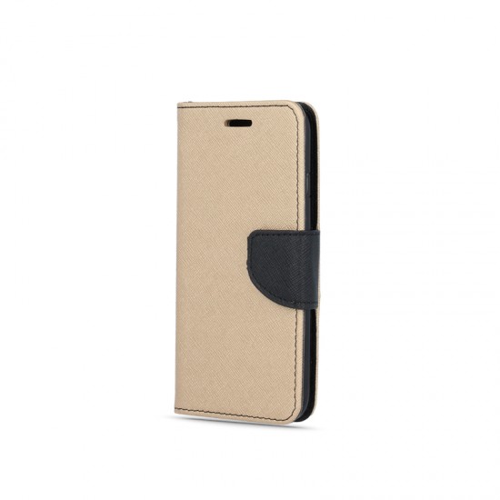 Θήκη για  iphone 7/8/SE  Smart Fancy Book  - Gold/Black