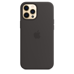 Θήκη iPhone 12 Pro Max with MagSafe Black Apple Silicone Case Θήκη iPhone 12 Pro Max with MagSafe Black Apple Silicone Case