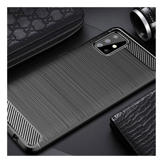 Θήκη για OEM Carbon Samsung Galaxy A51 Black