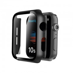 Μαύρο Full Screen Case & Tempered Glass for Apple Watch 6/SE/5/4, 40''