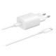 Samsung USB Type-C Cable & Wall Adapter Λευκό (Travel Adapter 25W)