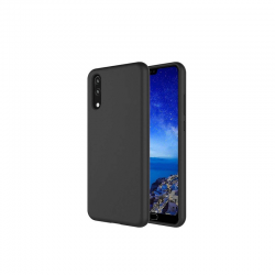 Θήκη για Back Cover Σιλικόνης Matte Μαύρο (Galaxy A7 2018)