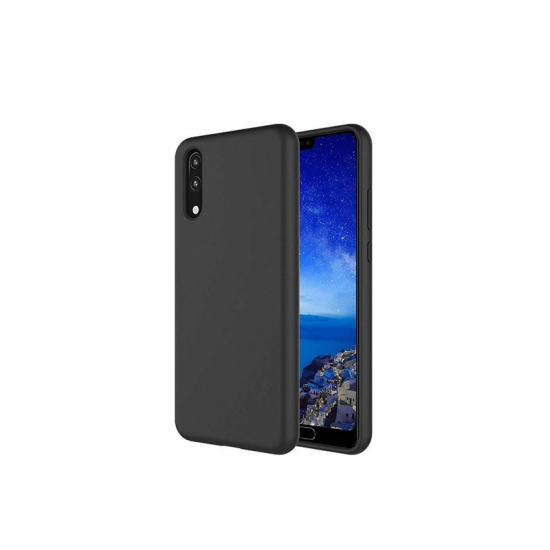 Θήκη για Back Cover Σιλικόνης Matte Μαύρο (Galaxy A7 2018)