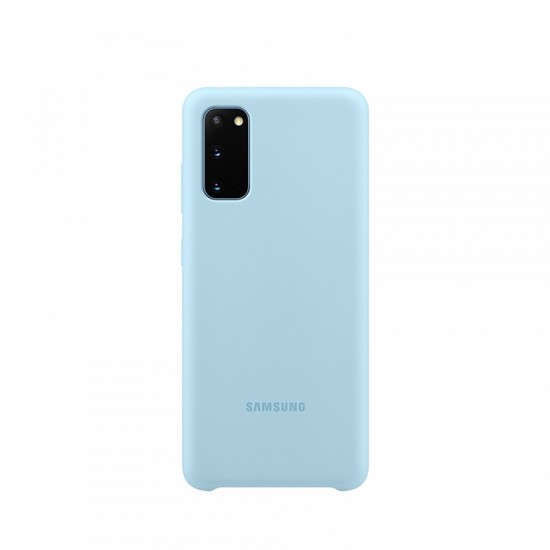 Θήκη για Samsung S20 Plus leather Sky Blue