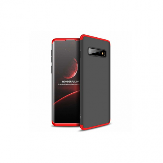  Θήκη για Samsung Galaxy S10 G973 GKK 360 protection front and back full body - Black-Red