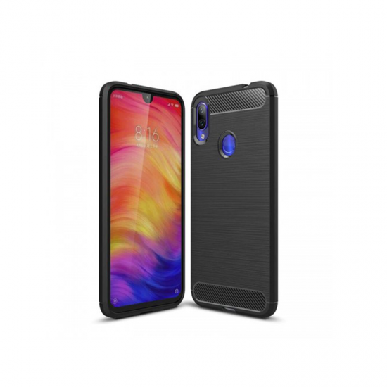 Θήκη για Xiaomi Redmi Note 7 OEM Carbon Fiber Brushed - Black