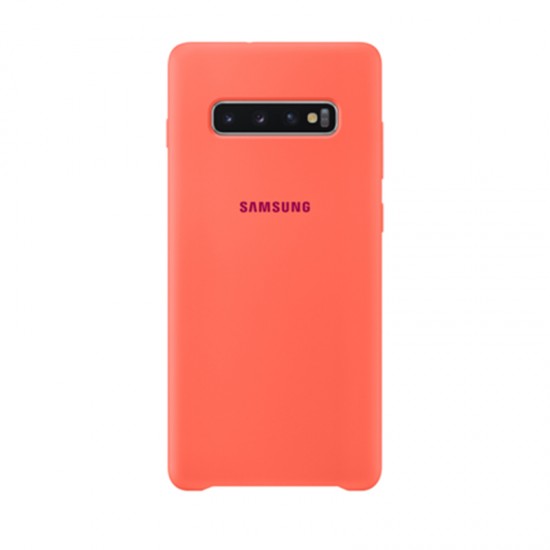 Θήκη για Samsung Silicone Cover S10Plus Berry Pink