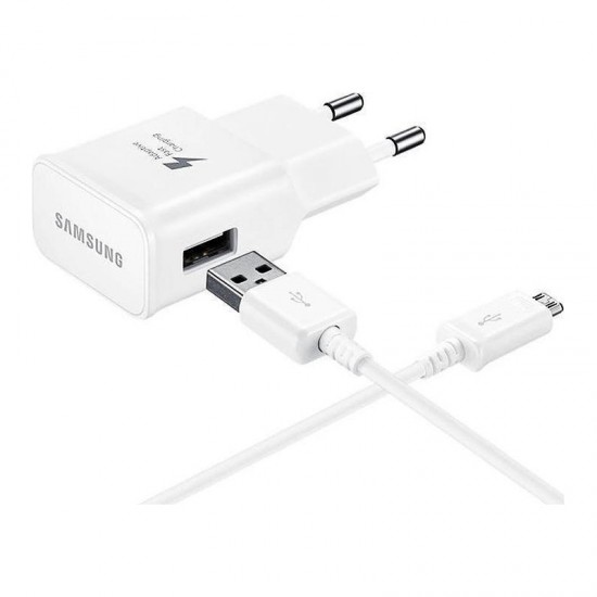 Samsung USB Type-C Cable & Wall Adapter Λευκό (EP-TA20EWE + EP-DN930) (Bulk)