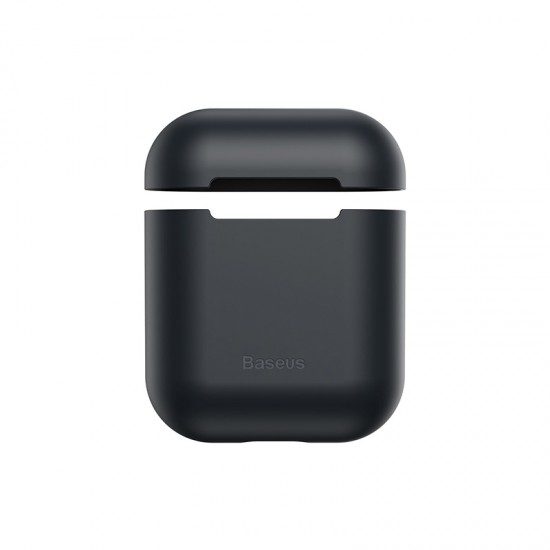 Θήκη Σιλικόνης Airpods 2nd Gen/1st Gen - Black (WIAPPOD-BZ01) Baseus