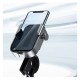 Βάση Στήριξης Κινητού για Μηχανή Baseus Armor metal phone holder Silver (SUKJA-0S)