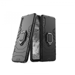 Θήκη για Samsung Galaxy A70 Ring Armor με Ring grip/stand & Metal plate for car holder - Black Θήκη για Samsung Galaxy A70 Ring Armor με Ring grip/stand & Metal plate for car holder - Black