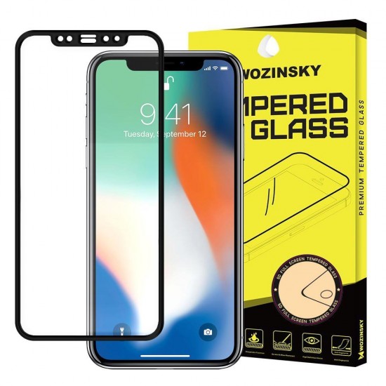 Τζάμι προστασίας για   iPhone 12 Pro Max Wozinsky 5D Full cover/case Friendly, Full glue Tempered glass 0.3mm 9H - Black