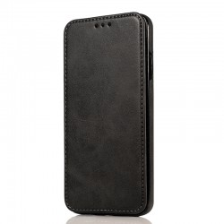 Θήκη δερμάτινη μαύρη για iphone 12 pro max