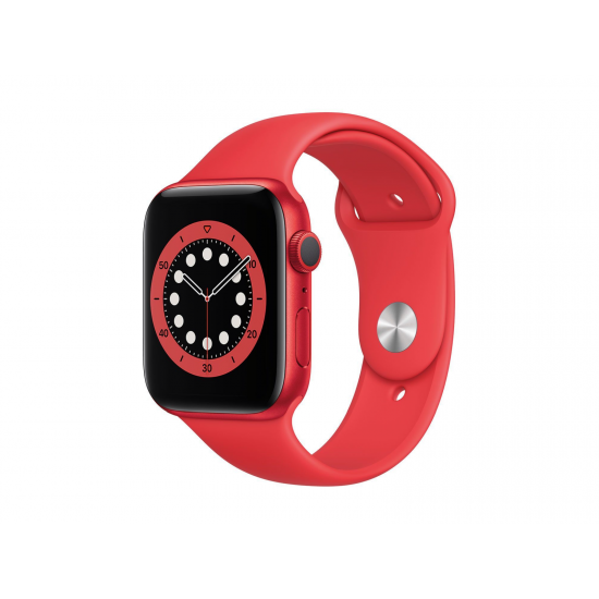 Apple Watch Series 6 GPS RED Aluminium Case 44mm with Red Sport Band