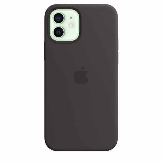 Θήκη iPhone 12/12 Pro with MagSafe Black, Apple Silicone Case