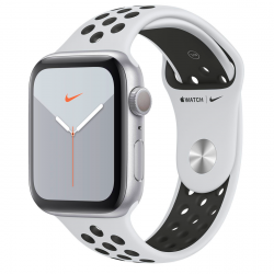 Apple Watch Nike SE GPS 44mm Silver Aluminium Case with Pure Platinum/Black Nike Sport Band Apple Watch Nike SE GPS 44mm Silver Aluminium Case with Pure Platinum/Black Nike Sport Band