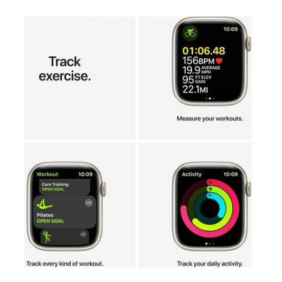 Apple Watch Series 7 Aluminium 45mm (Starlight)