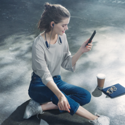 Ακουστικά Bluetooth Sony Neckband WI-XB400 Blue