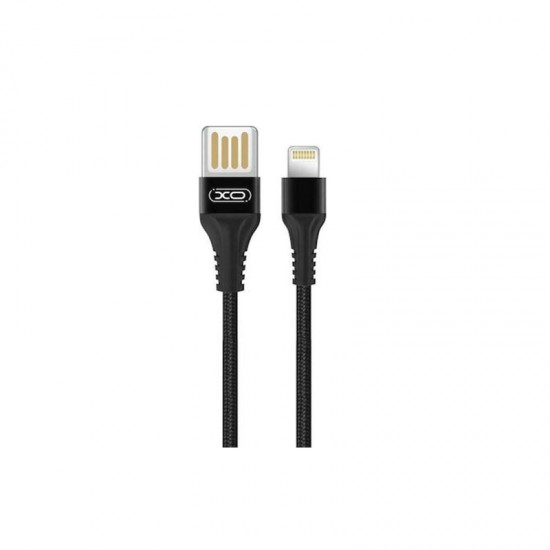 Καλώδιο Braided USB to Lightning Μαύρο 1m (NB118)