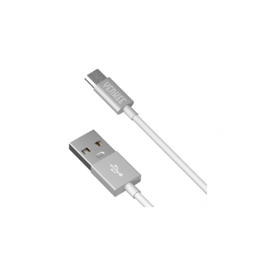 Καλώδιο Yenkee Σύνδεσης Usb/Micro Usb 1m Λευκό YCU 221 WSR